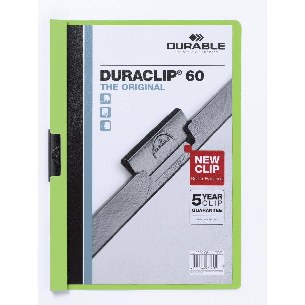 Durable - Dossier à clips Duraclip Original 60 vert