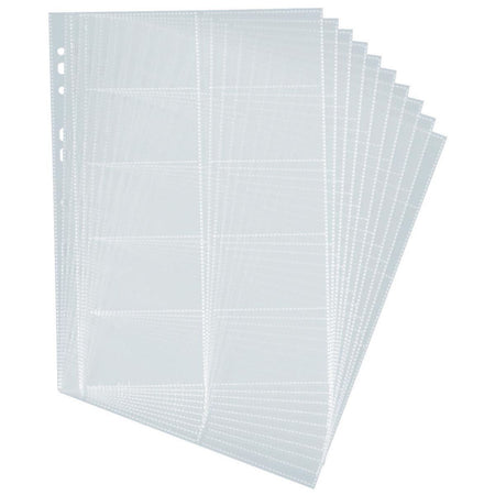 Durable - pochette pour cartes de visite pour Visifix, sachet de 10