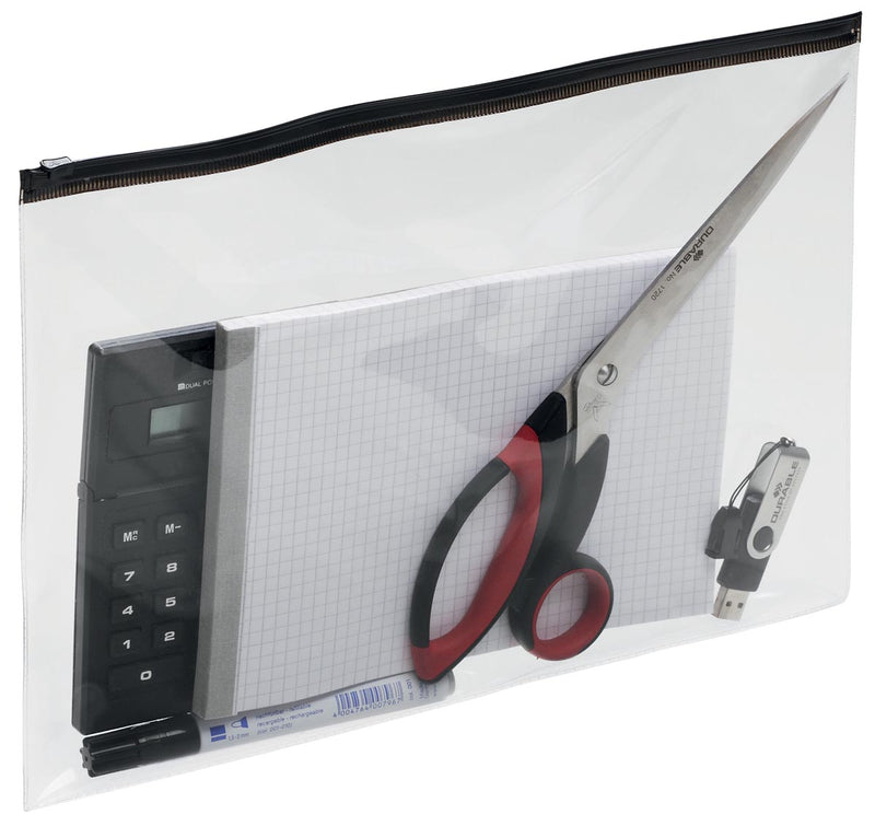 Durable - Chemise à documents Zip bag pour ft A4, pack de 5