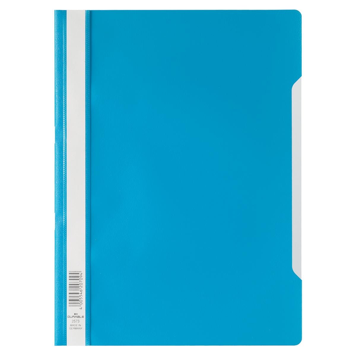 Durable -  snelhechtmap ft A4 blauw