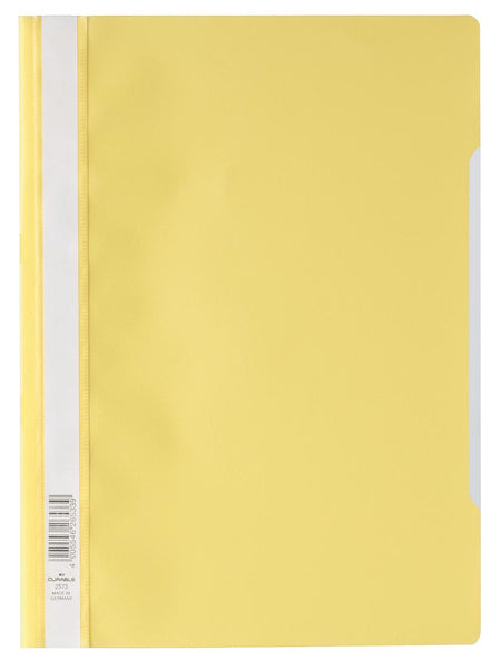 Durable - Attache rapide A4 PP jaune