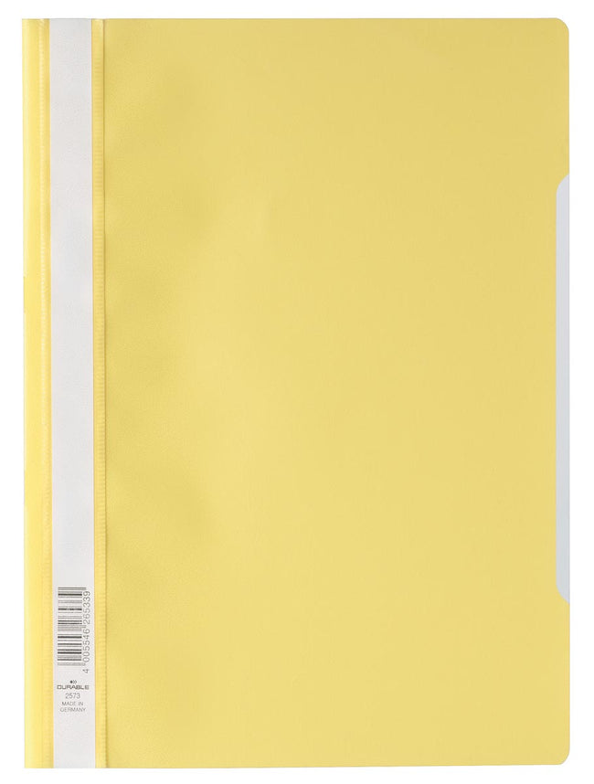 Durable - Attache rapide A4 PP jaune