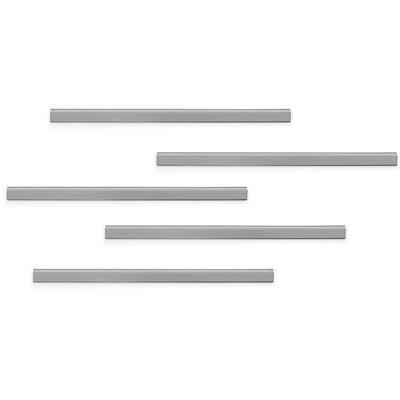 Durable -  Durafix zelfklevende magneetstrook, 297 mm, pak van 5 stuks, zilver