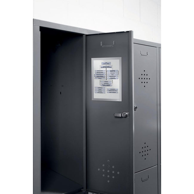 Durable -  Duraframe Magnetic A4 zilver, in ophangbare etui