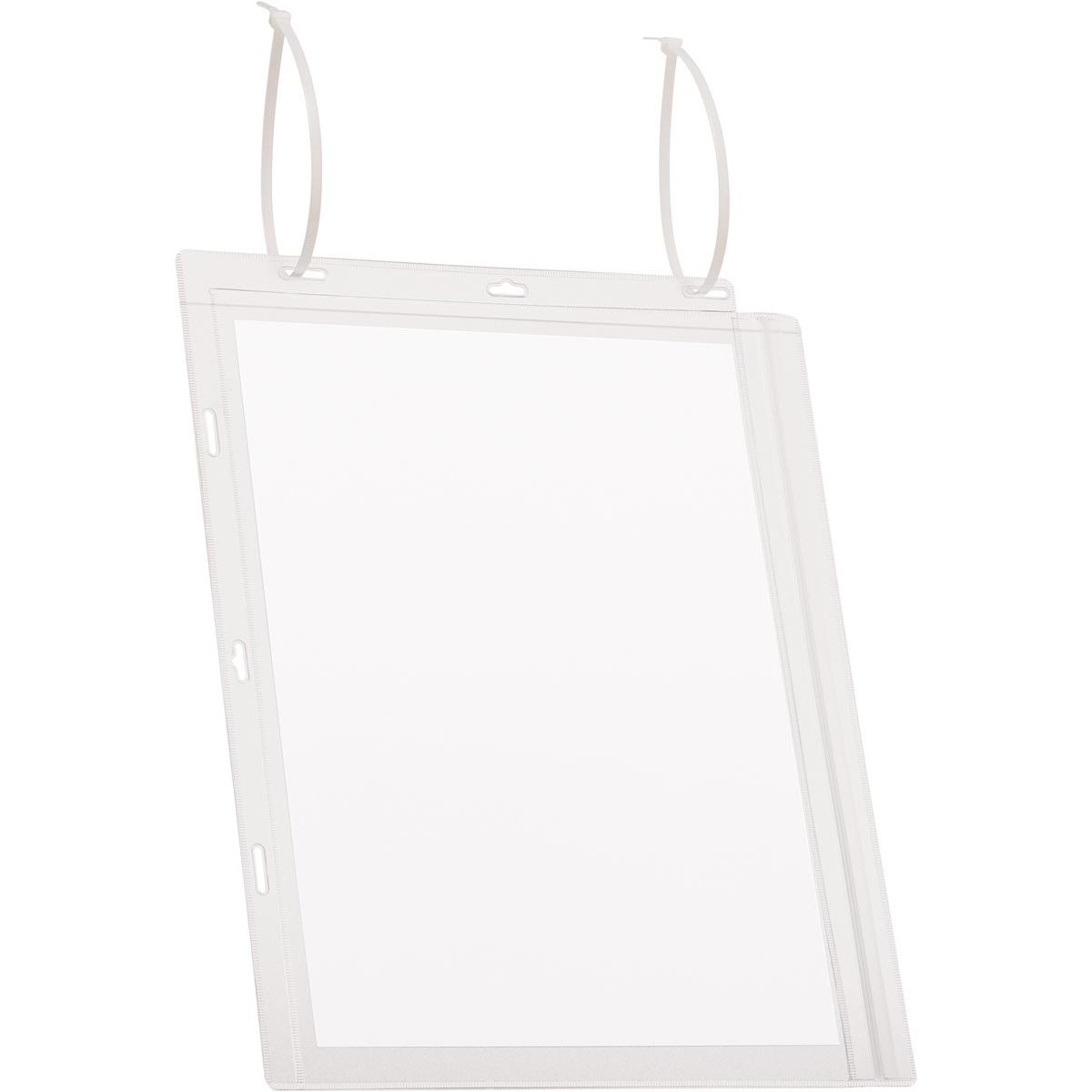 Durable -  waterbestendige hoes, met kabelbinders, ft A4, pak van 5 stuks