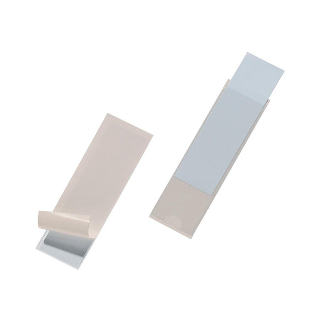 Durable -  Pocketfix binnenafmetingen 100 x 28 mm, buitenafmetingen 104 x 32 mm