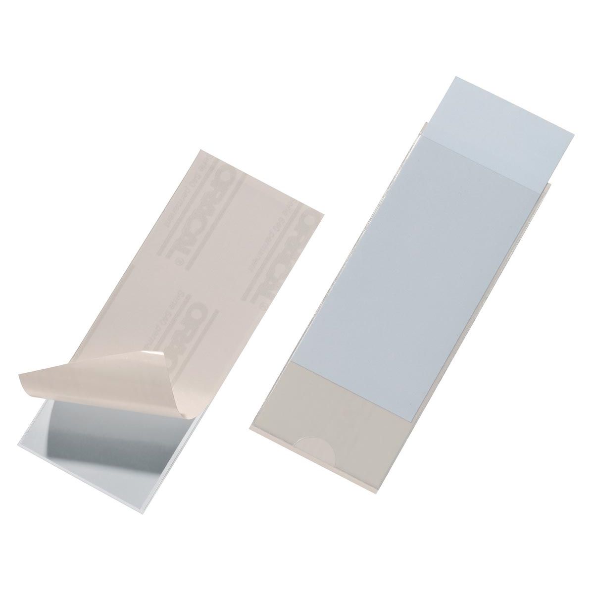 Durable - Dimensions intérieures du Pocketfix 150 x 58 mm, dimensions extérieures 154 x 62 mm