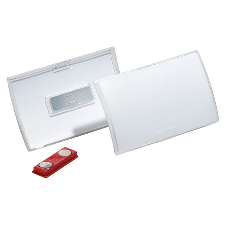 Durable - badge avec aimant Click Fold ft 54 ​​​​x 90 mm, boîte de 10 pièces