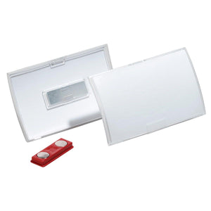 Langlebig – Badge mit Magnet Click Fold ft 54 ​​x 90 mm, Karton mit 10 Stück