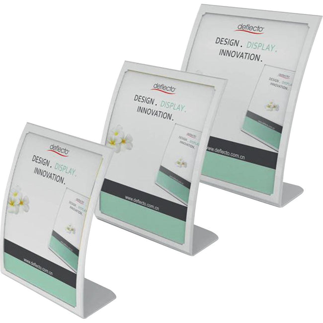 Deflecto - porte-brochures courbé pi A4