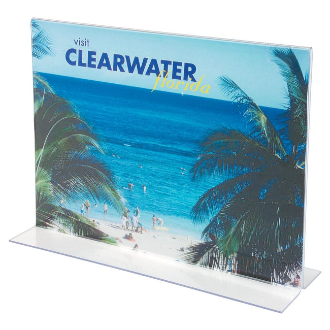 Deflecto - porte-brochures pied en T paysage, pi A4