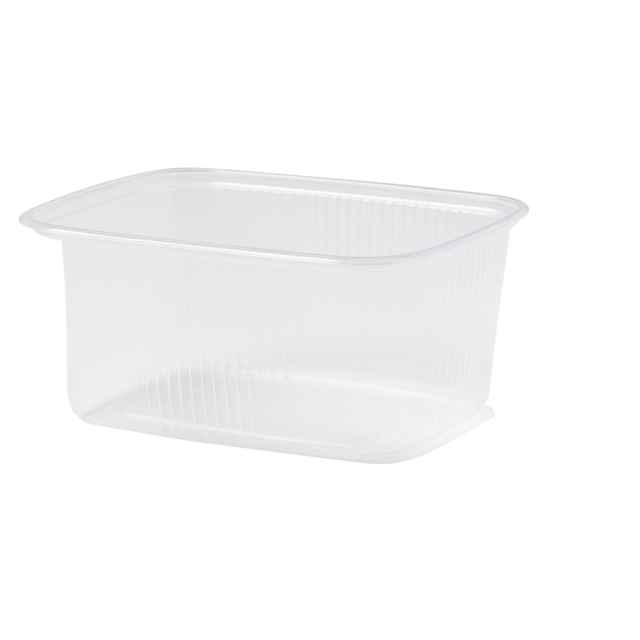 Klika -  Bak | PP | 250ml | saladebak | 108x82x50mm | transparant | 1000 stuks