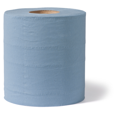 Klika - Papier nettoyant | 2 couches | 20 cm | 130m | papier | bleu | 6 pièces