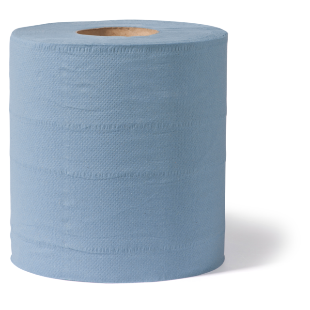 Klika - Poetspapier | 2-laags | 20cm | 130m | papier | blauw | 6 stuks