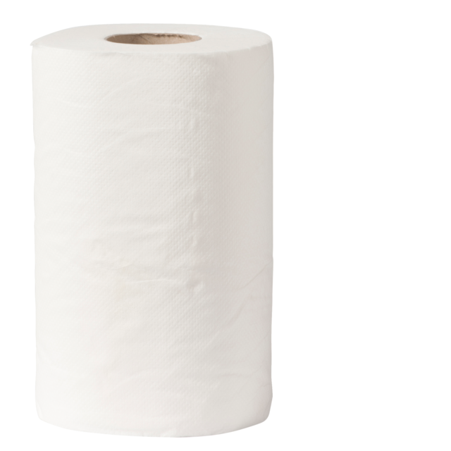 Klika - Papier de nettoyage | 1 couche | 20 cm | 105m | Cellulose Blanc | 12 pièces