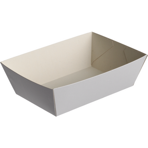Klika -  Bak | Karton + kleicoating | KA9 | snackbak | 11x7x4cm | wit | 2000 stuks