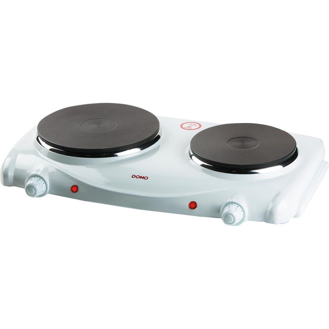 Domo - plaque de cuisson électrique, 1000-1500W, blanc