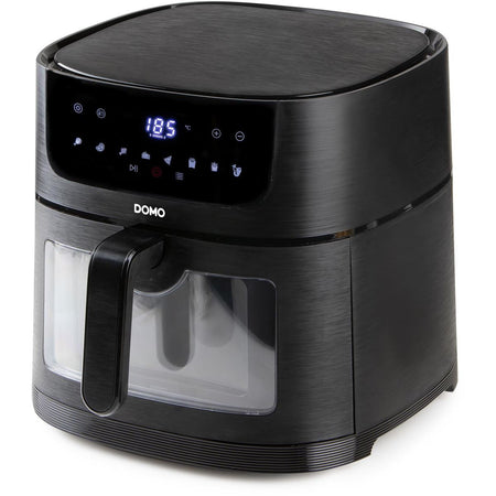 Domo - Heißluftfritteuse Deli-Fryer mit Sichtfenster, 8 l, schwarz