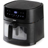 Domo -   heteluchtfriteuse Deli-Fryer met kijkvenster, 8 l, zwart
