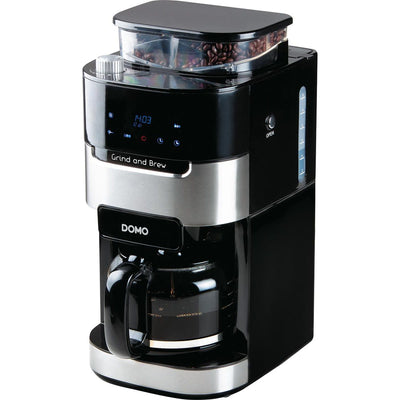 Domo -   koffiezeparaat Grind and Brew, digitaal, 1,5 liter, zwart