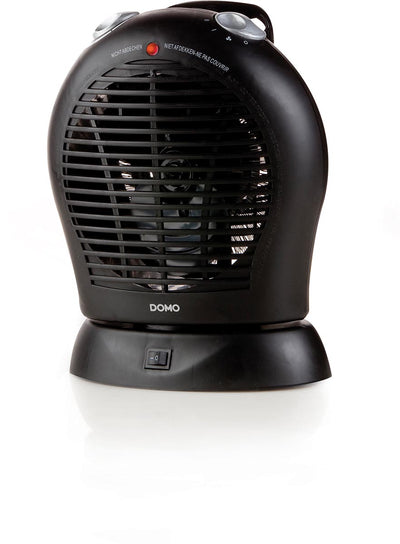 Domo - Souffleur d'air chaud Domo IP21, noir