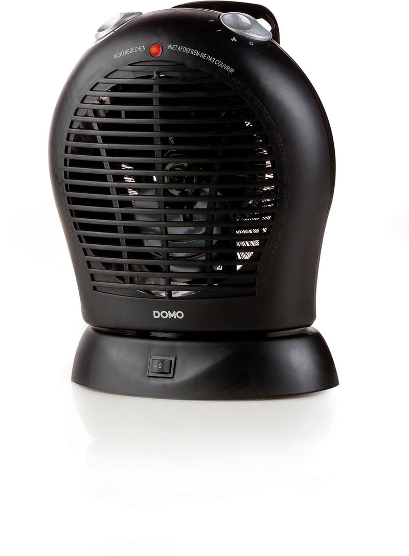 Domo - Souffleur d'air chaud Domo IP21, noir
