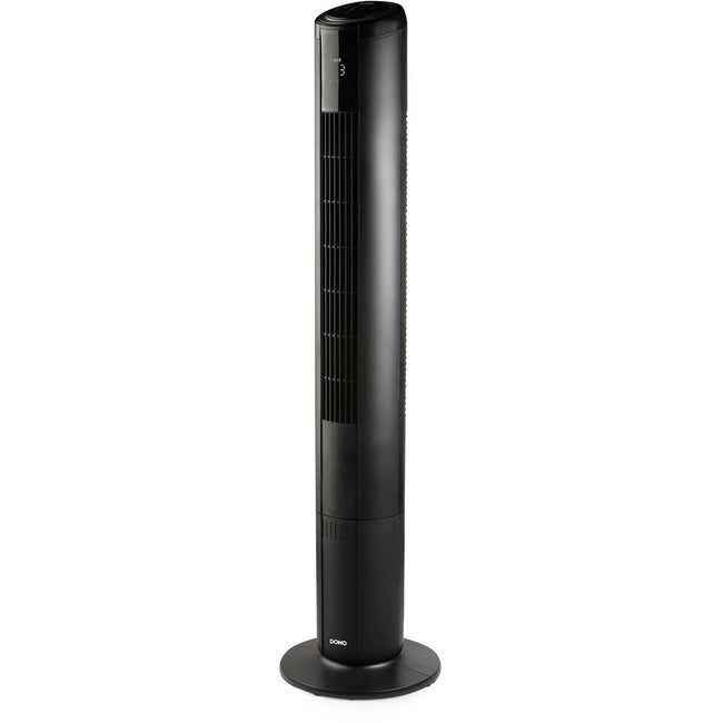 Domo -   kolomventilator met sfeerlicht, hoogte 110 cm, zwart