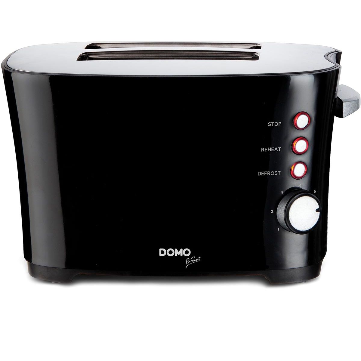 Domo - Grille-pain B-Smart, pour 2 tranches de pain, noir