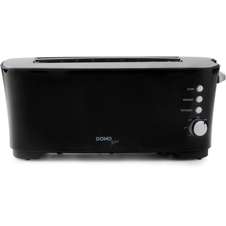 Domo -   Broodrooster B-Smart, voor 4 sneden brood, zwart