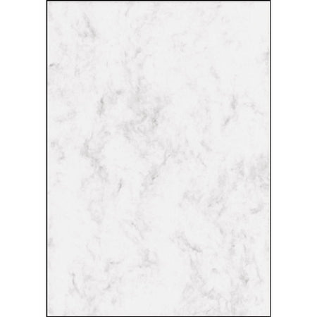 Sigel - papier design gris marbré, ft A4, 200 g, paquet de 50 feuilles
