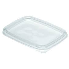 Couvercle droit rectangulaire 125 à 250cc pp 1000 pièces transparent ds/108