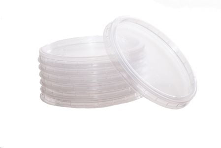 Récipients Plastique Rond - Couvercle récipient à sauce PET 50cc/80cc/100cc 3000 pièces
