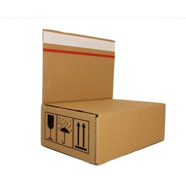 Boîte de boutique en ligne 5.1 avec bande autocollante 384x284x180mm par pièce