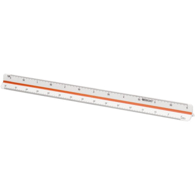 Westcott -  schaallat, 30 cm, 1:2,5; 1:5, 1:10; 1:20; 1:50 en 1:100