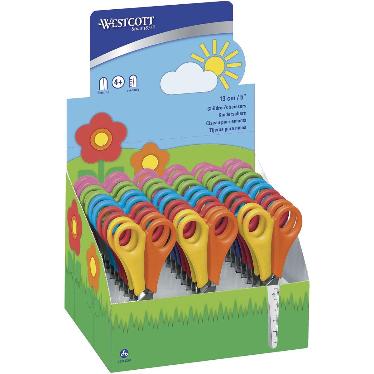 Westcott - ciseaux pour enfants, présentoir de 30 pièces, assortis