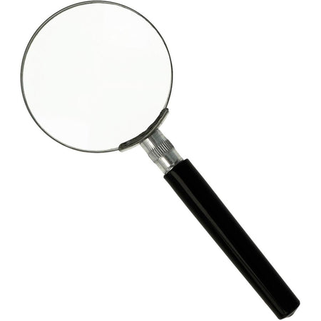 Westcott - loupe de lecture, diamètre : 60 mm, grossie jusqu'à 5 fois, noire