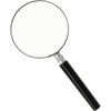 Westcott - loupe de lecture, diamètre : 75 mm, grossie jusqu'à 3 fois, noire