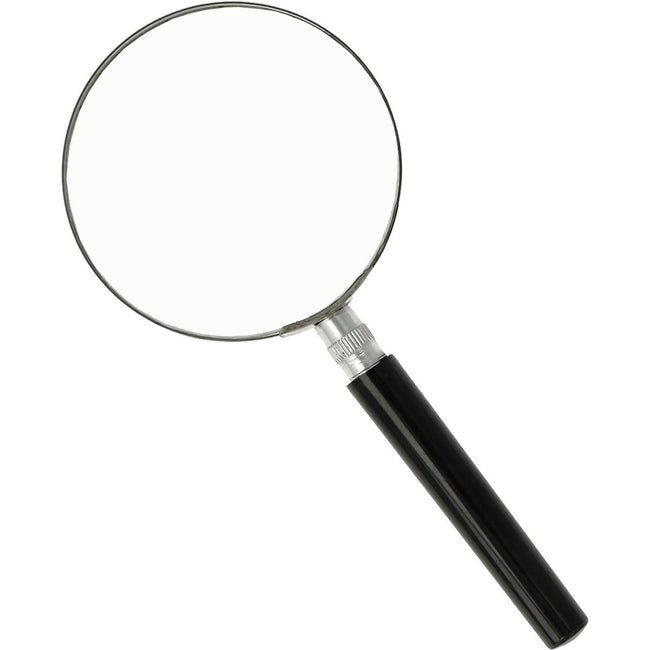 Westcott - loupe de lecture, diamètre : 75 mm, grossie jusqu'à 3 fois, noire