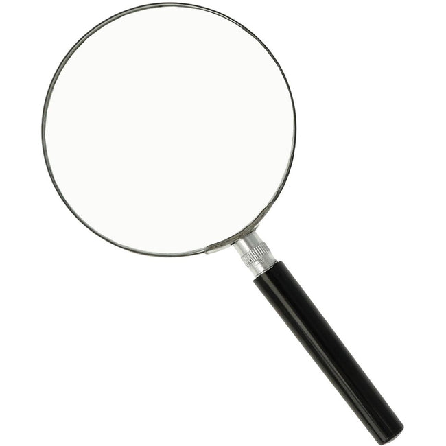 Westcott - loupe de lecture, diamètre : 90 mm, grossie jusqu'à 2 fois, noire