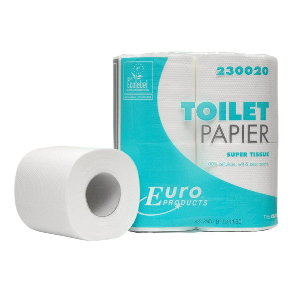 Toilettenpapier Euro Zellulose - 2 Lagen 200 Blatt 48 Rollen (230020)