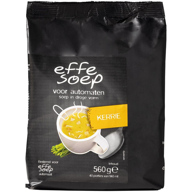 Souppe Effe - Effe Soup Fond, Curry, 140 ml, sac de 40 parties