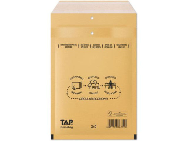 Envelope luchtkussen nr13 170x225mm BRUIN 100 stuks