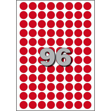 Avery - Étiquette | papier | ∅15mm | rouge