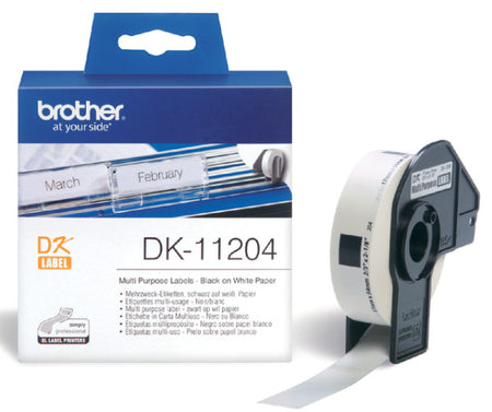 Brother - Etikett DK-11204 multifunktional 17x54mm 1 Rolle à 400 Stück w..