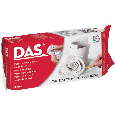 DAS - Pâte à modeler durcissant à l'air 1000 grammes blanche