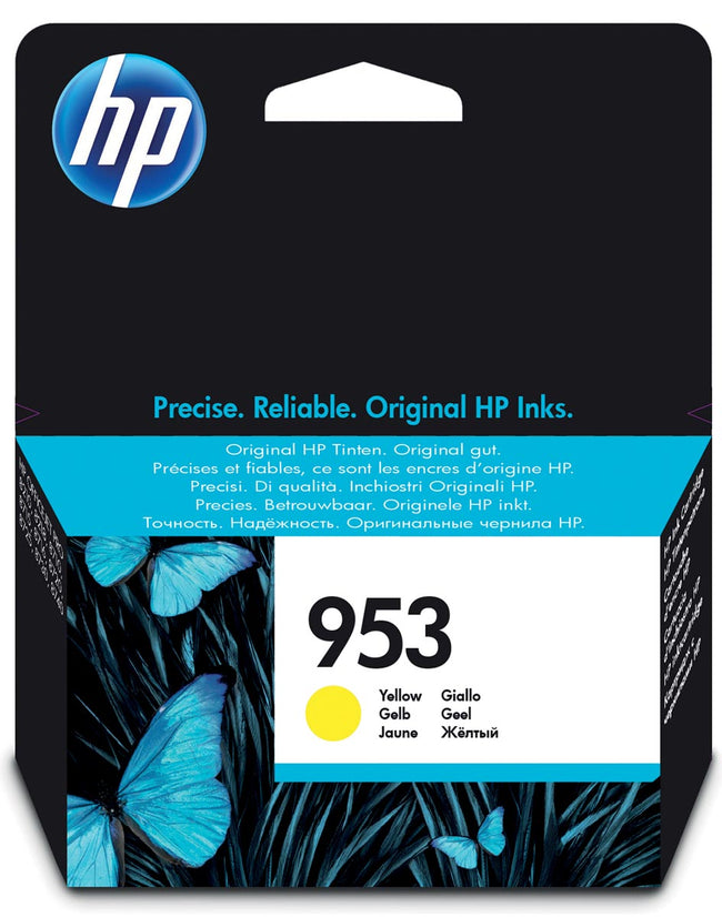HP - cartouche d'encre 953, 630 pages, OEM F6U14AE, jaune