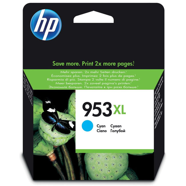 HP - cartouche d'encre 953XL, 1 450 pages, OEM F6U16AE, cyan