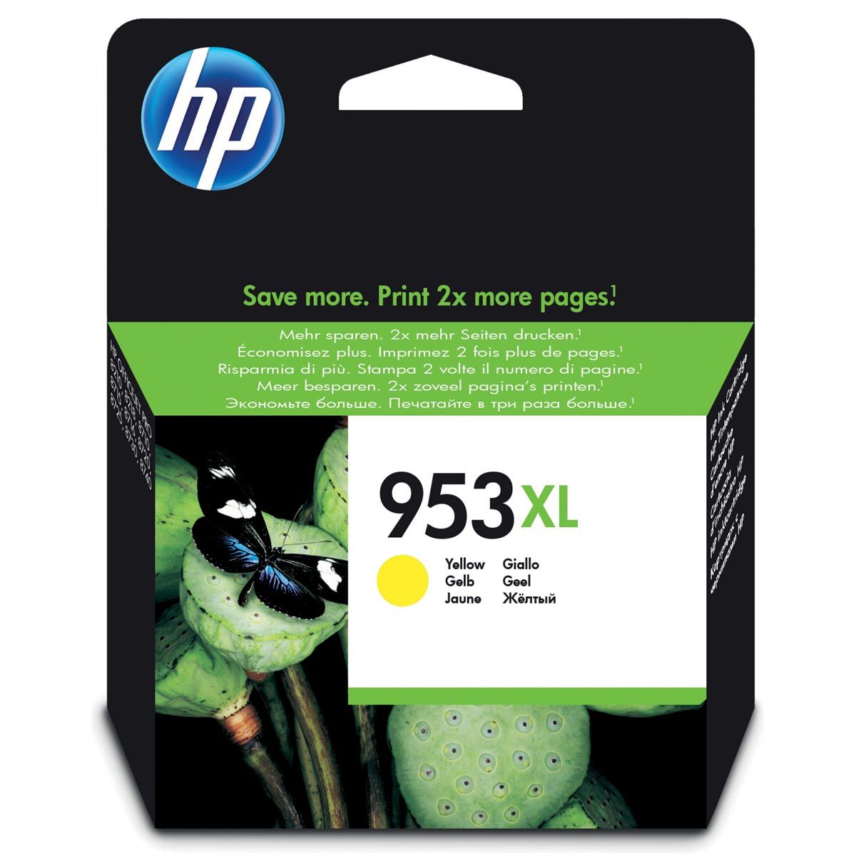 HP - Cartouche d'encre f6u18ae 953xl jaune
