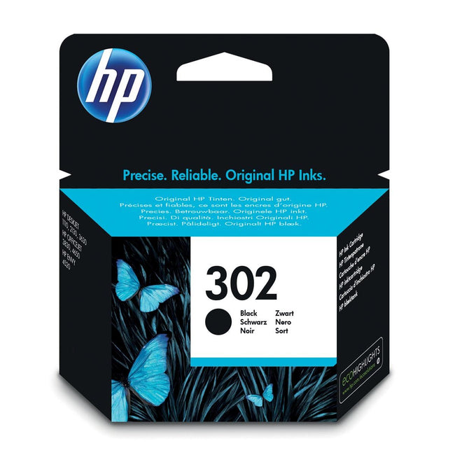 HP - Cartouche d'encre f6u66ae 302 noire