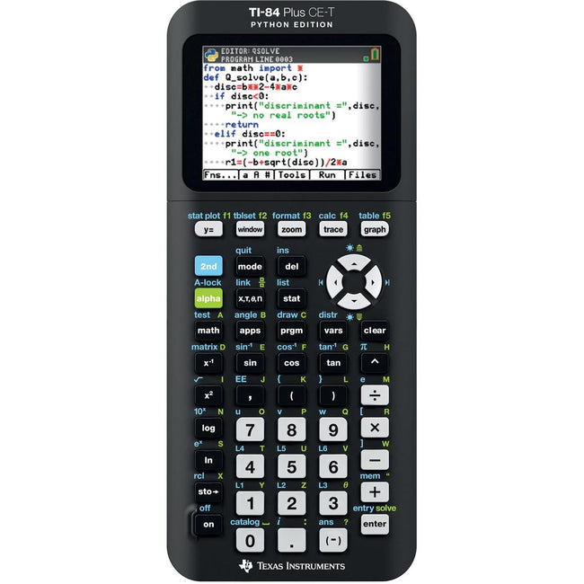 Texas Instruments - Calculatrice TI-84 Plus CE-T Python Edition